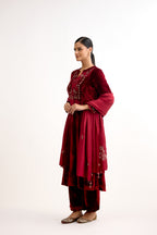 Zarmina Velvet Shahi Suit Set