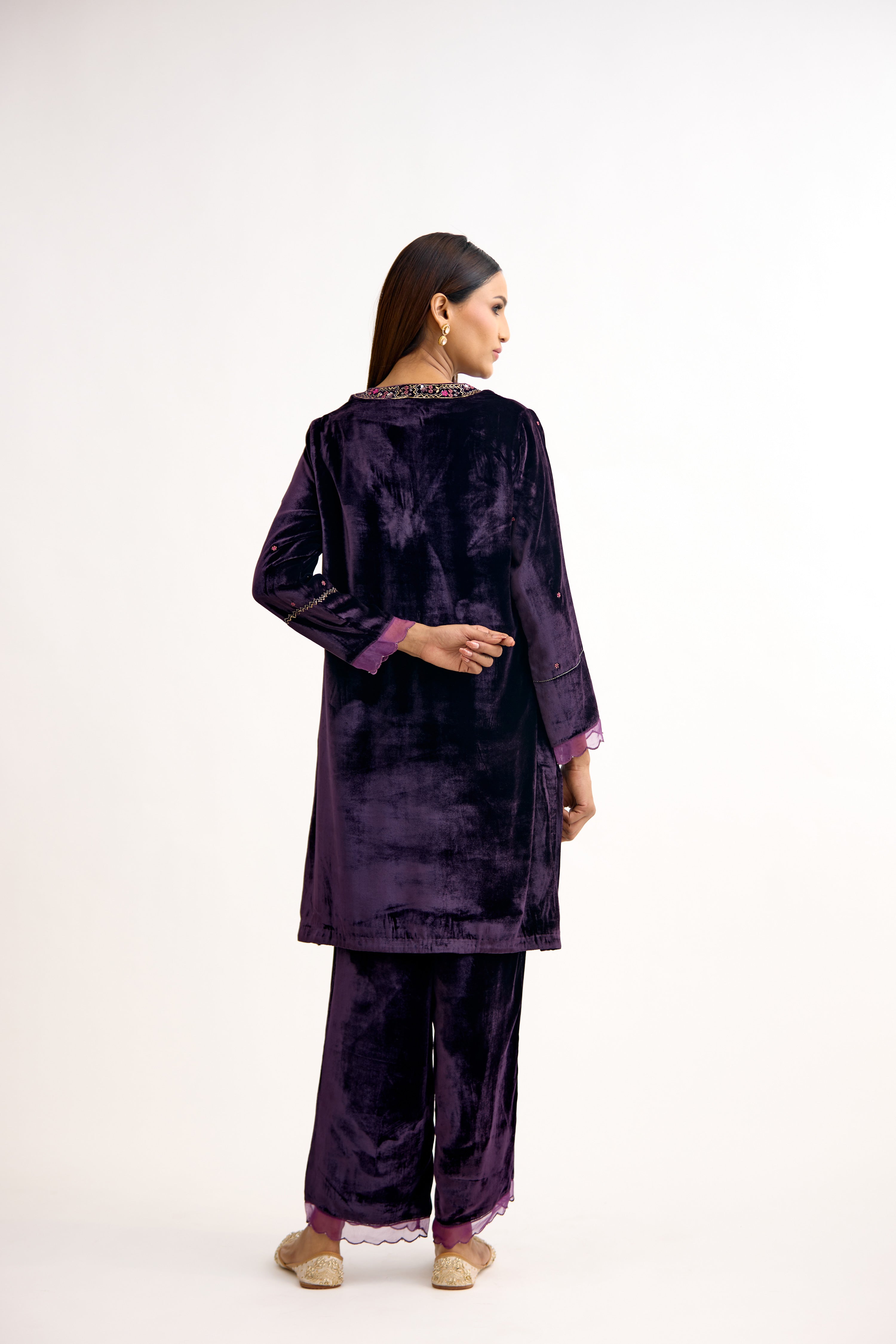 Velvet Royale Resham Zardosi Co-Ord Set