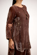 Riwaayat Hand-Embroidered Velvet Co-Ord Set