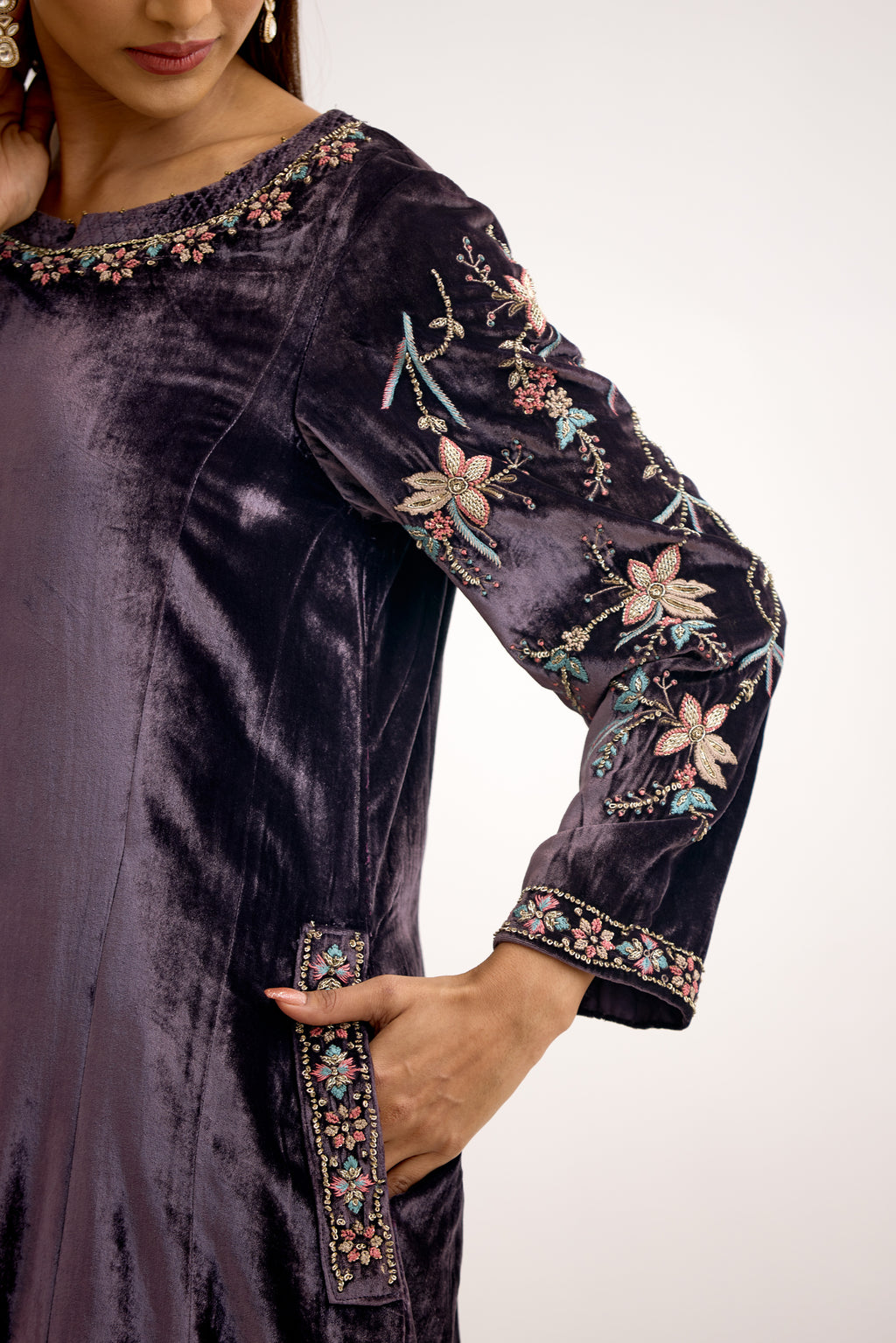 Nawabzaadi Heritage Handwork Co-Ord Set