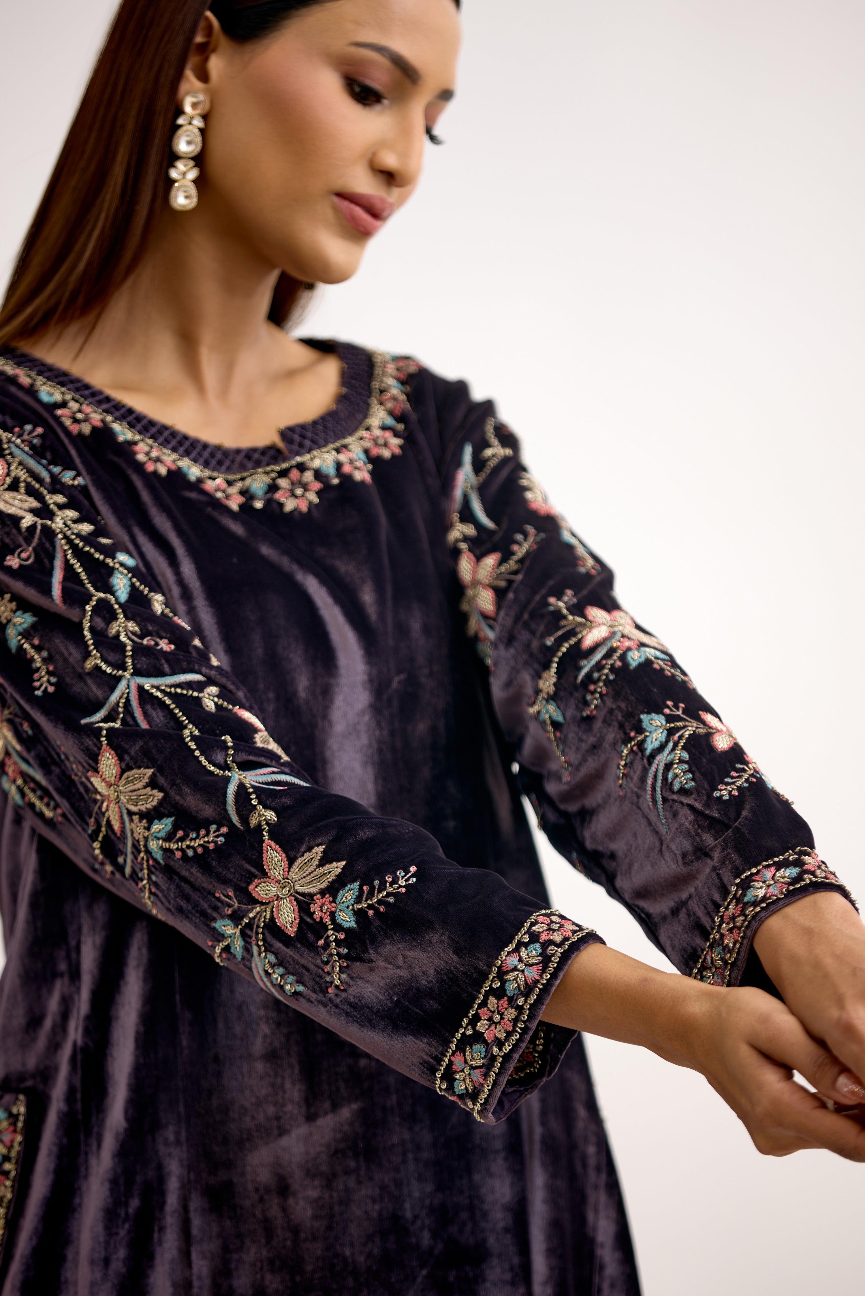 Nawabzaadi Heritage Handwork Co-Ord Set
