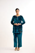 Noor-e-Zardosi Velvet Ensemble Co-Ord Set