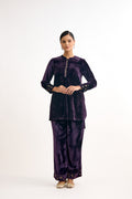 The Royal Cutdana Velvet Edit Co-Ord Set