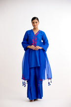 Rajwada Duppion Silk Co-Ord Set
