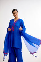 Rajwada Duppion Silk Co-Ord Set