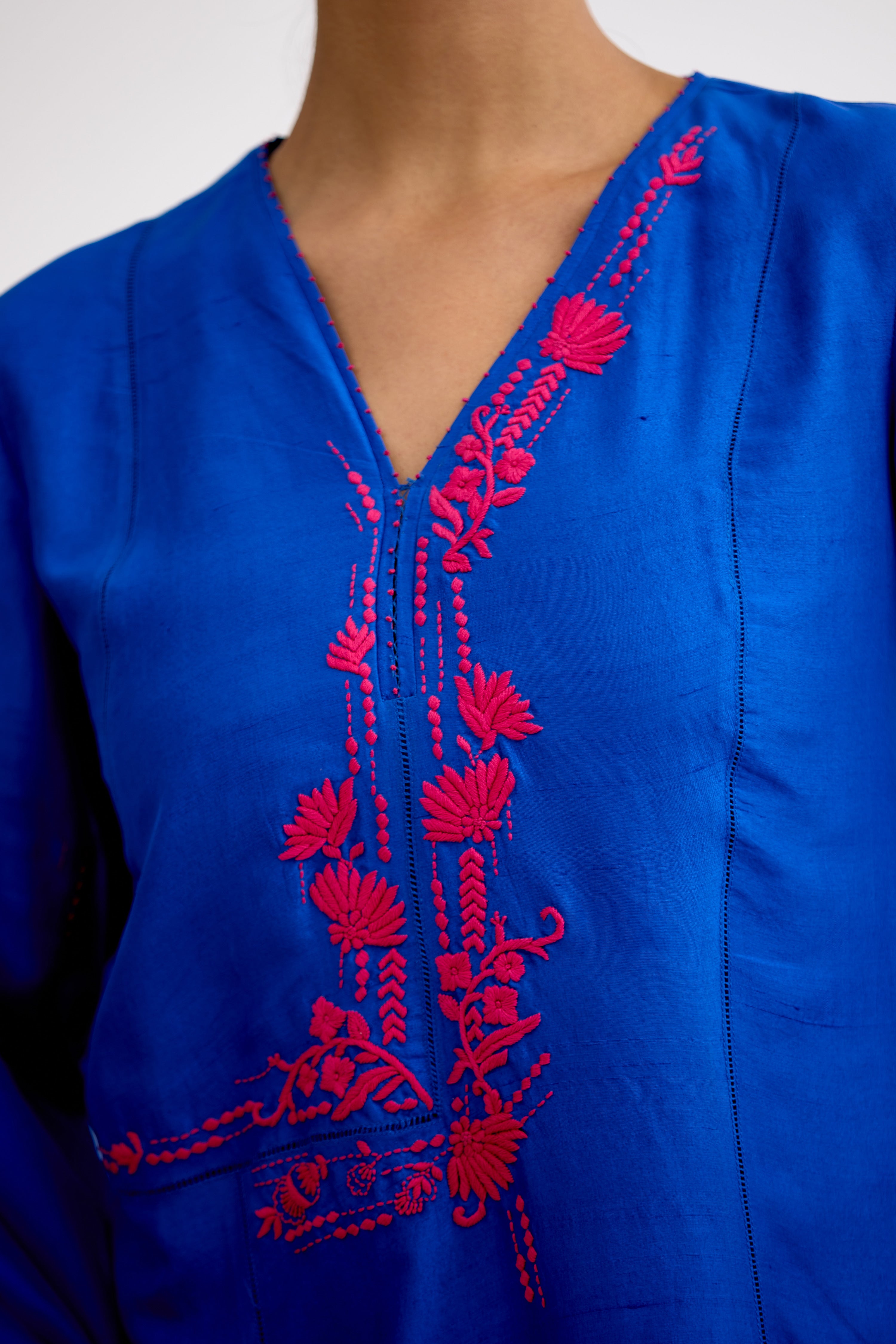 Rajwada Duppion Silk Co-Ord Set