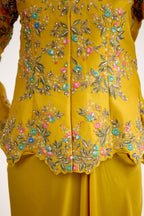 Rajsi Dabka Moti Silk Indo Western