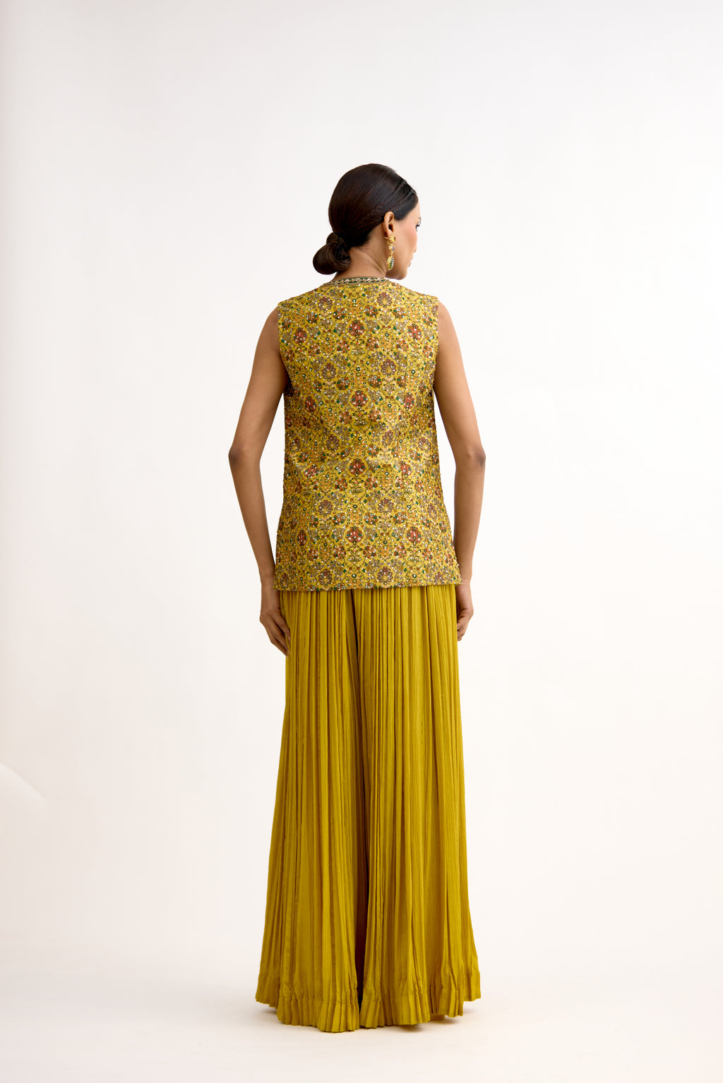 Shehzaadi Dabka & Moti Silk Indo Western