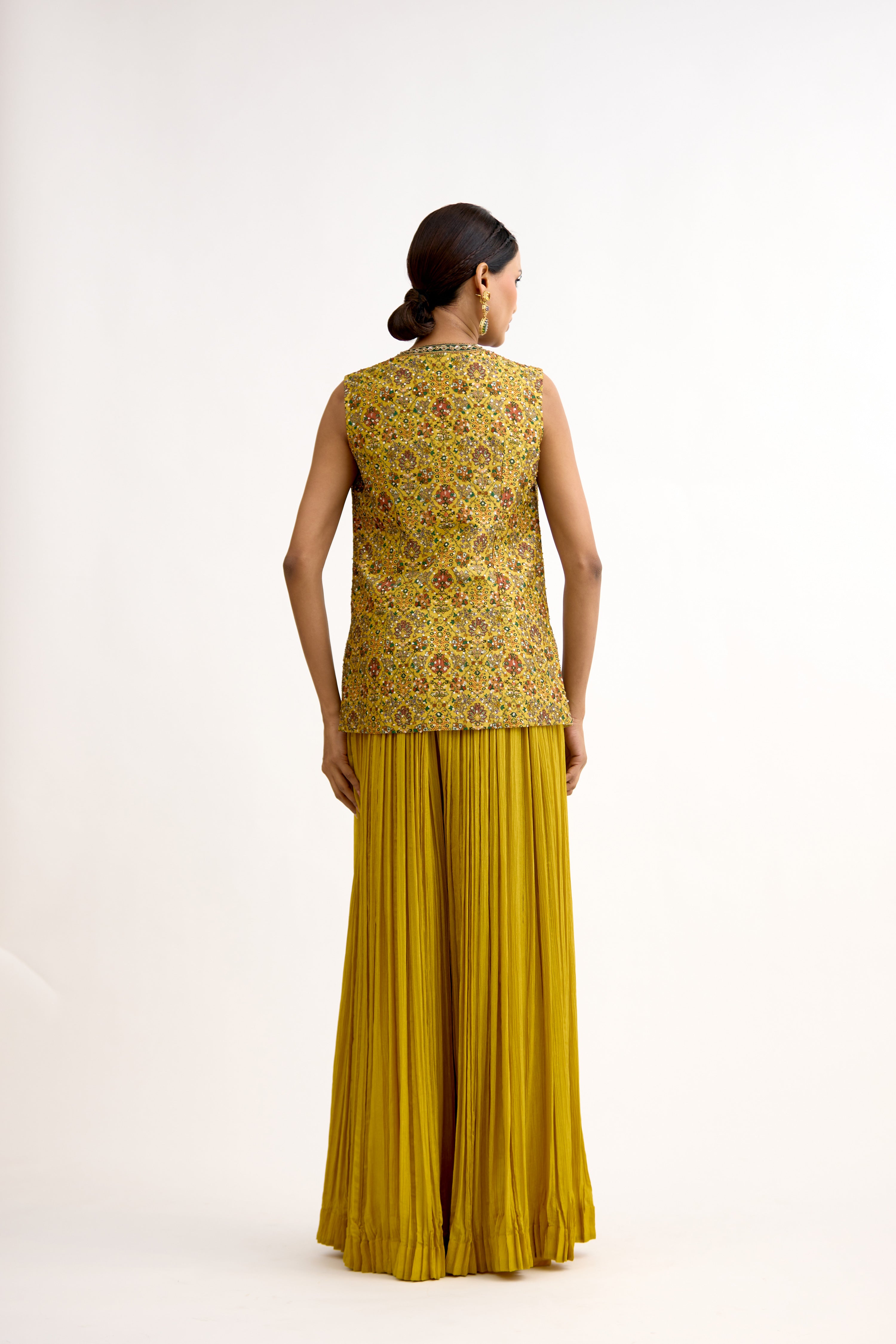 Shehzaadi Dabka & Moti Silk Indo Western