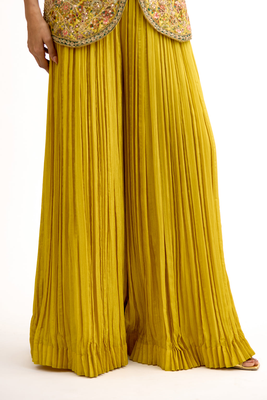 Shehzaadi Dabka & Moti Silk Indo Western