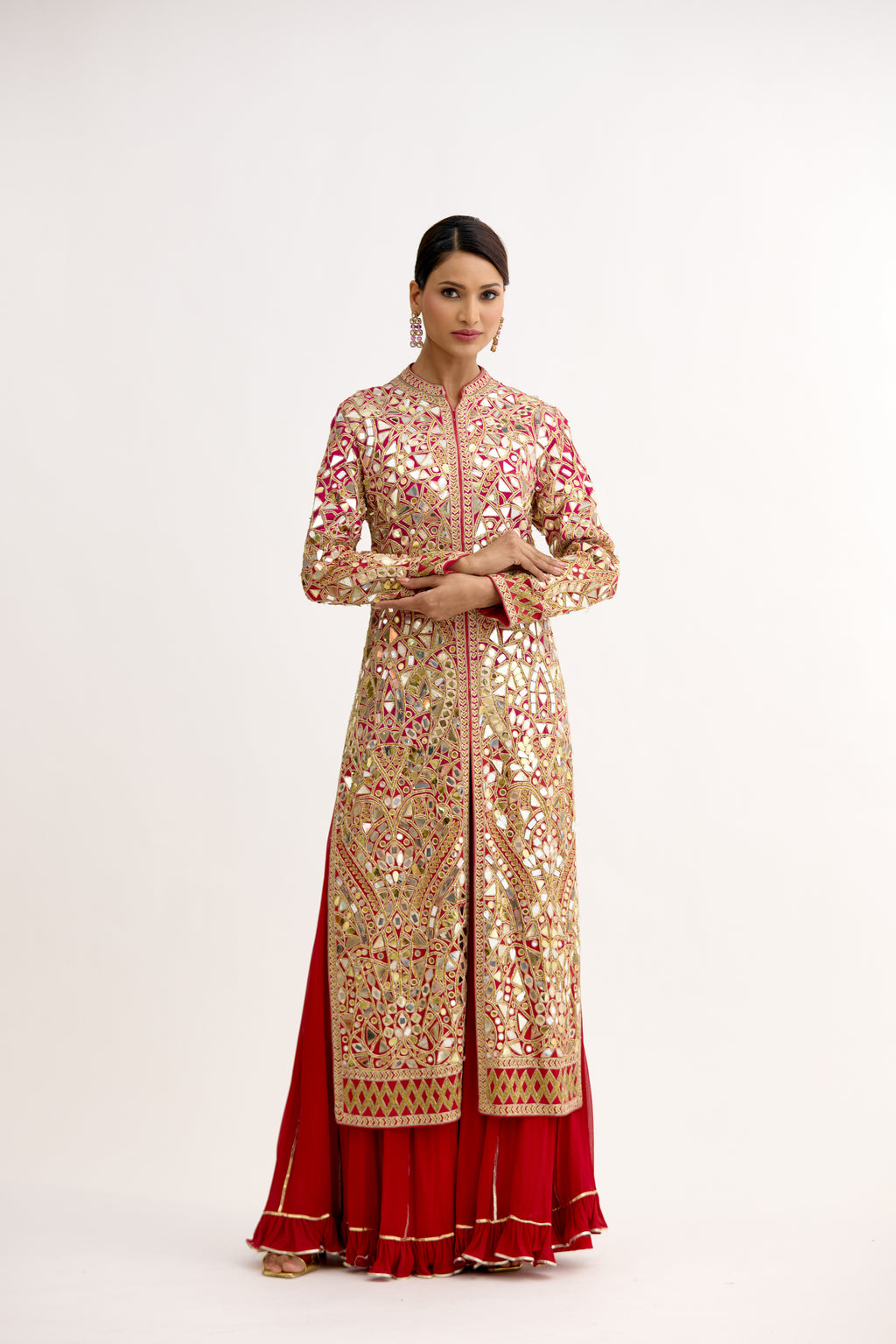Nazakat Georgette Sharara Suit