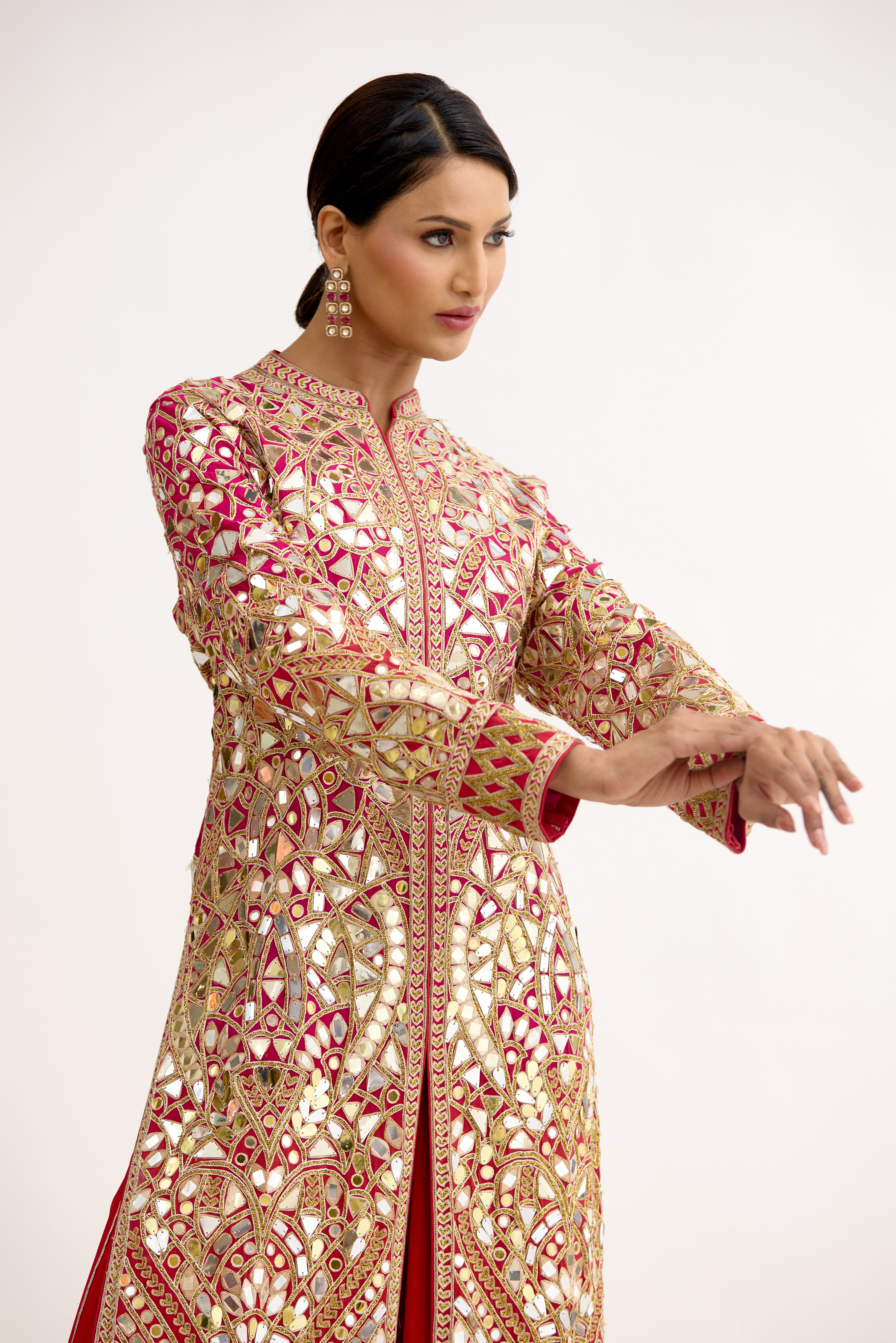 Nazakat Georgette Sharara Suit