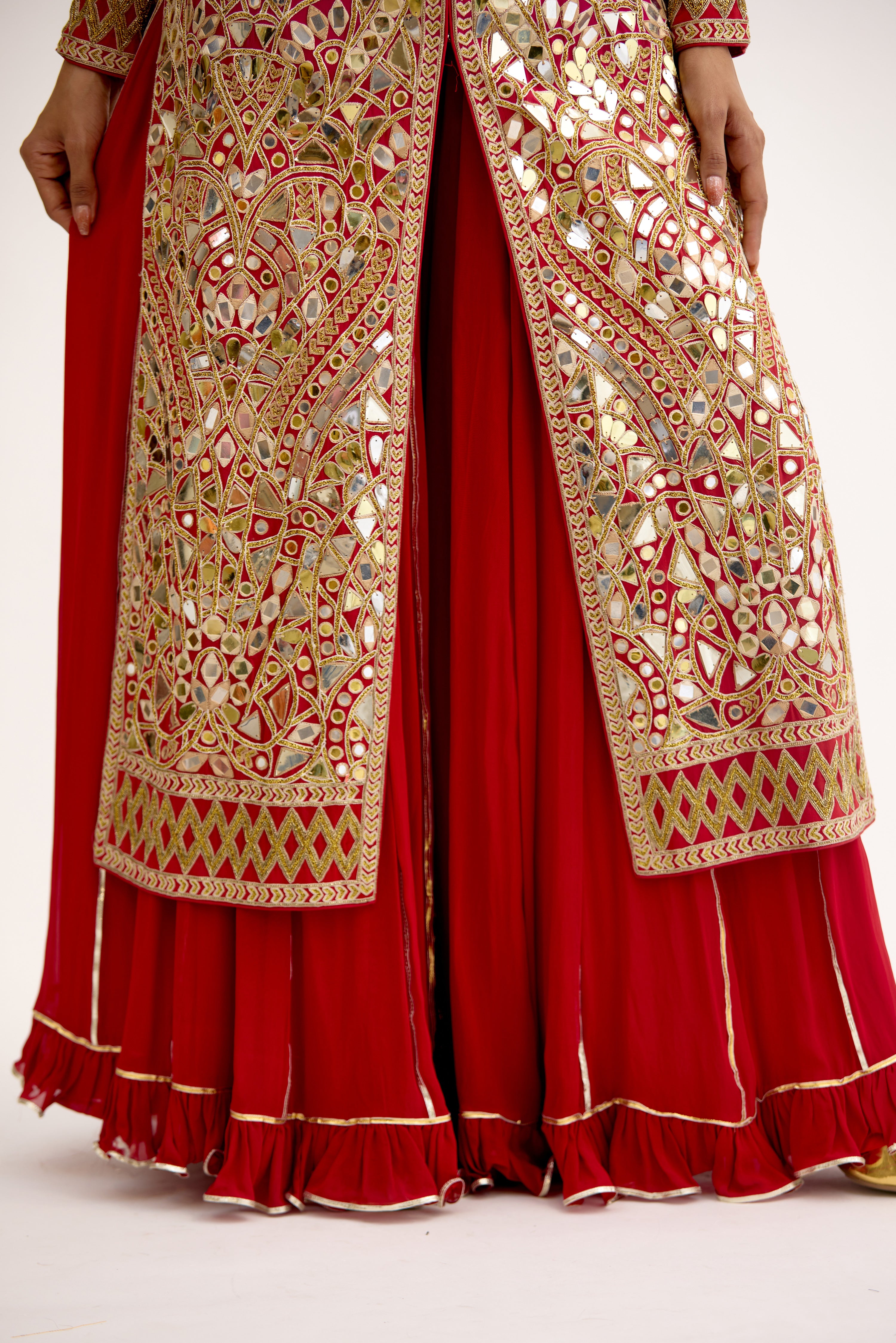 Nazakat Georgette Sharara Suit