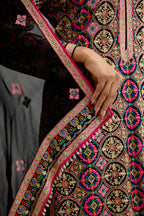 Ziva Crystal Zari Suit Set