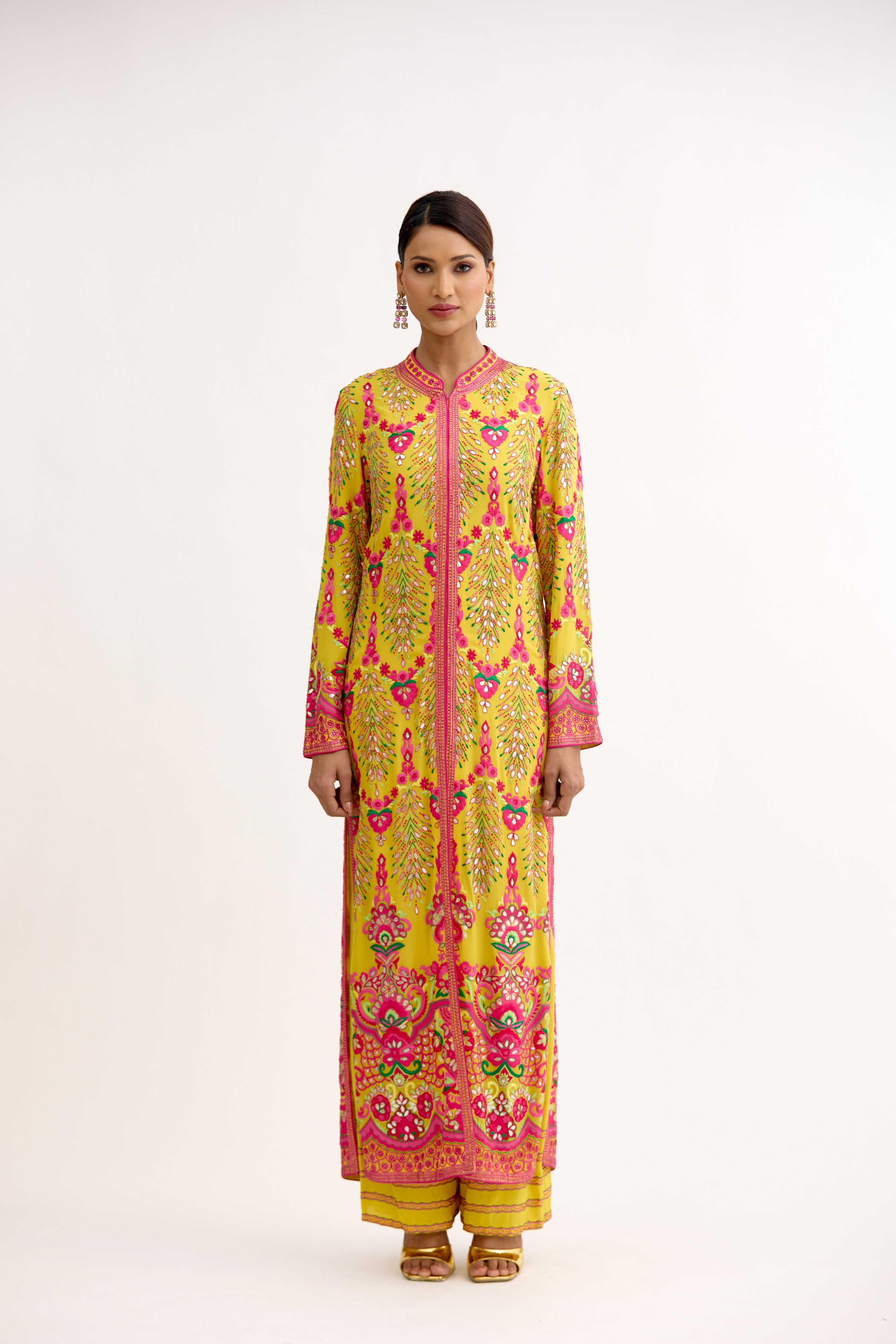 Noor-e-Shehzadi Swarovski Straight Suit Set