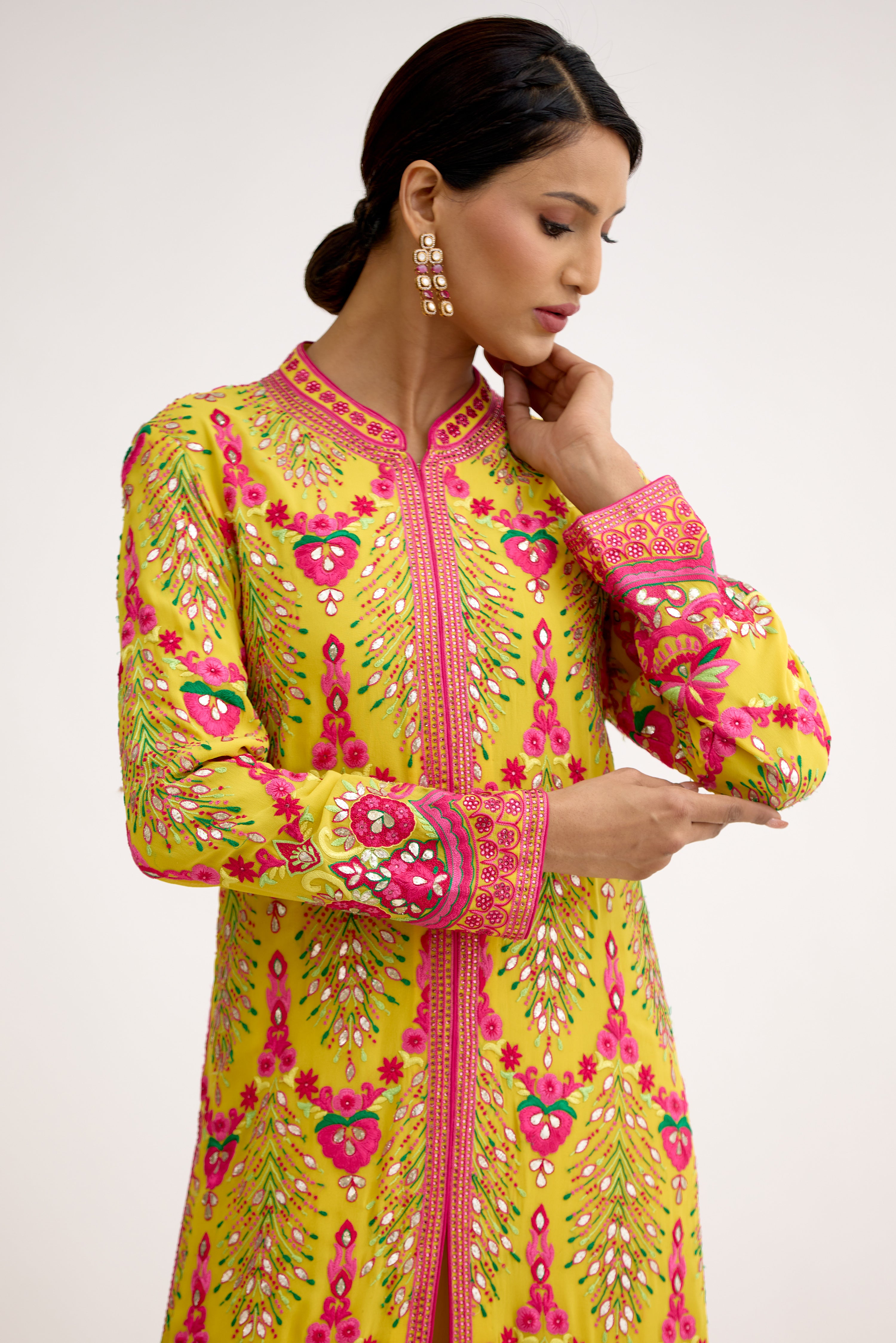Noor-e-Shehzadi Swarovski Straight Suit Set