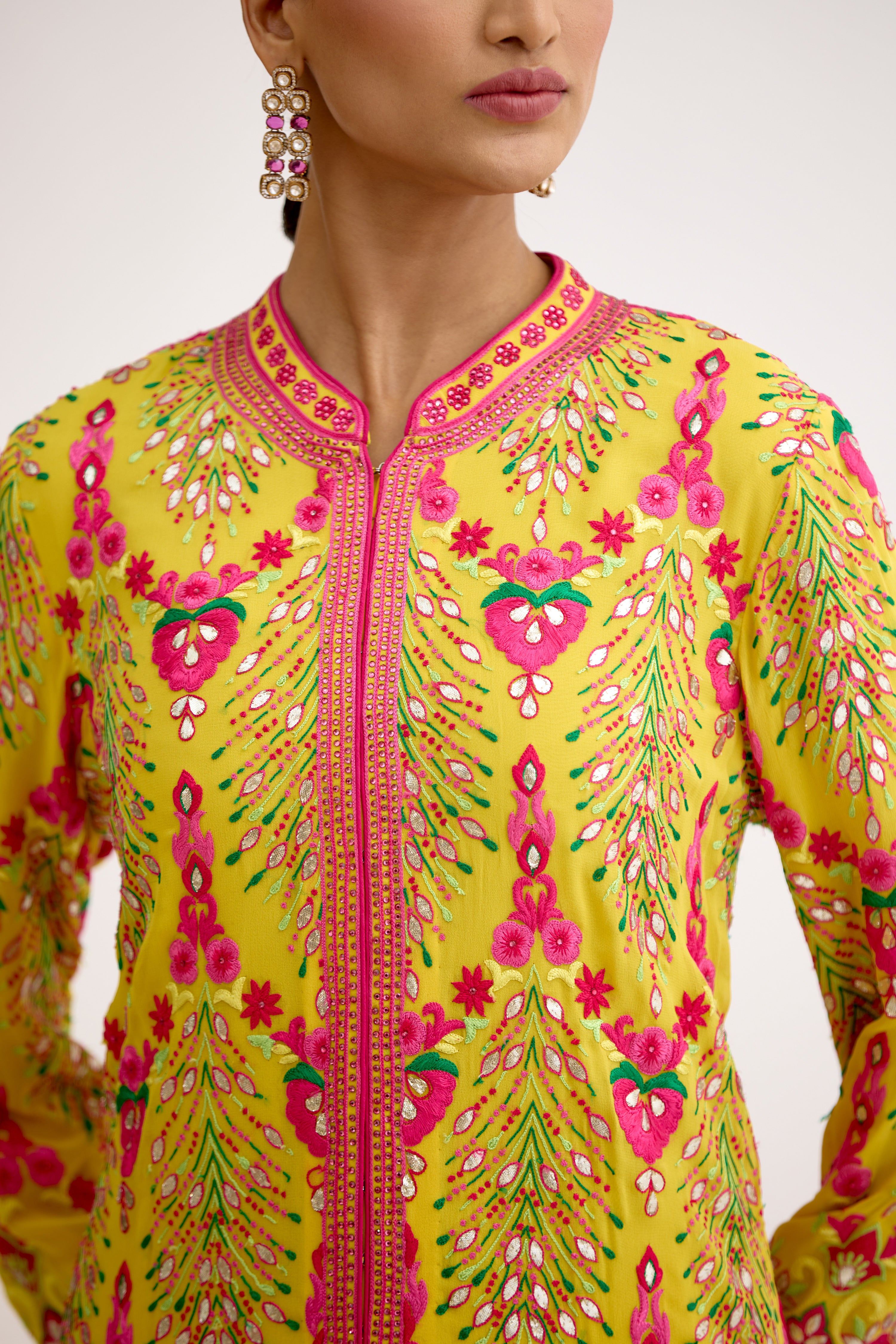 Noor-e-Shehzadi Swarovski Straight Suit Set