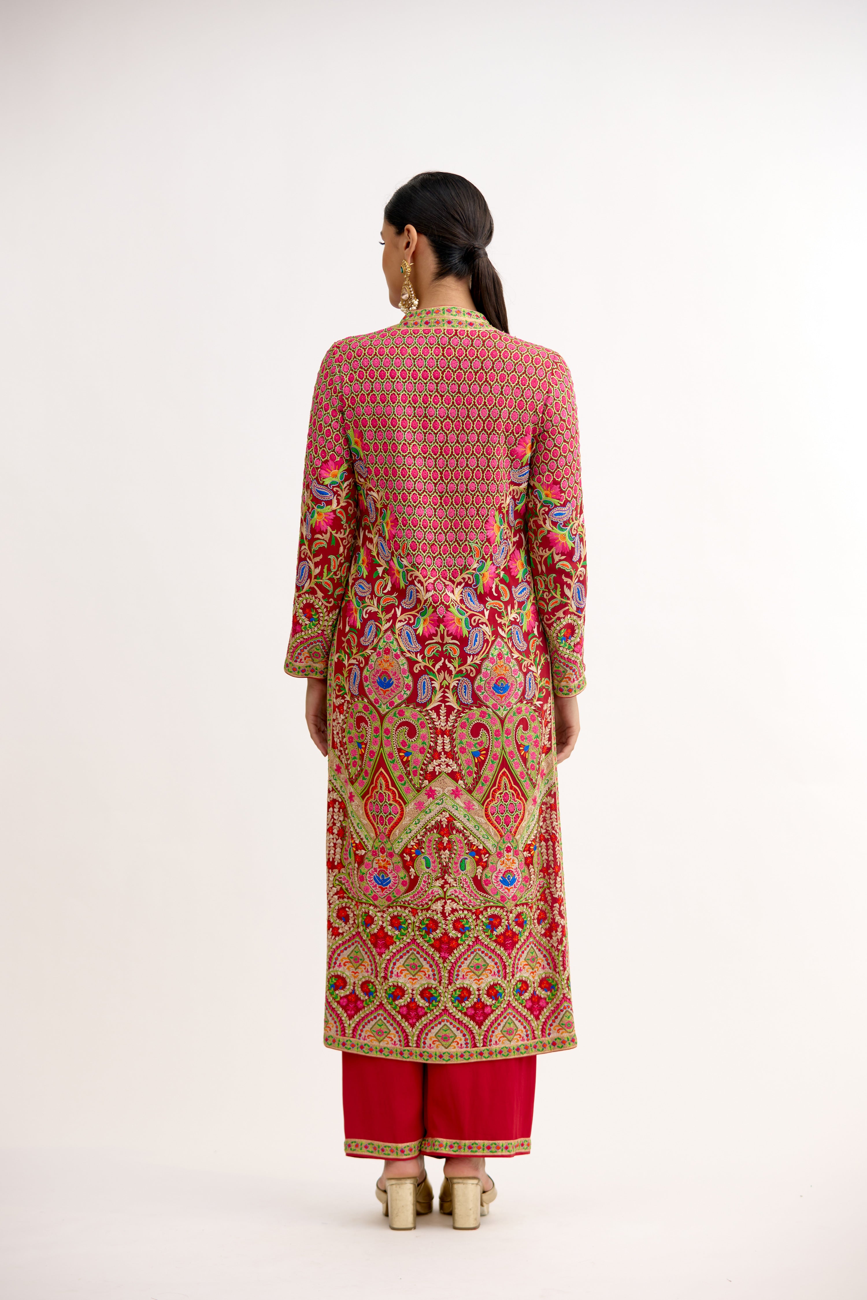 Riwaayat-e-Rang Mahal Georgette Straight Suit Set