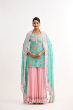 Jahanara Sequins Sharara Suit Set