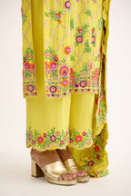 Rivaa Georgette Straight Suit Set