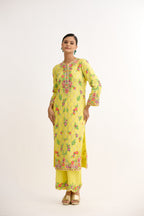Rivaa Georgette Straight Suit Set