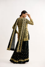 Shahi Zareen Frill Sharara Suit Set