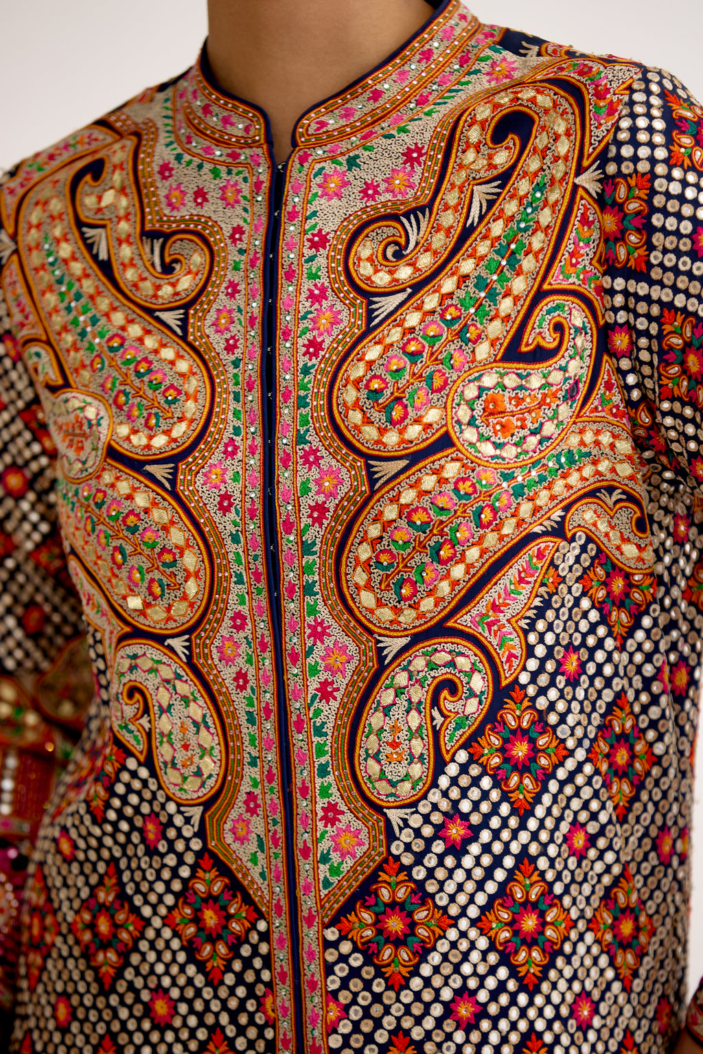 Jashn-e-Virasat Crepe Straight Suit
