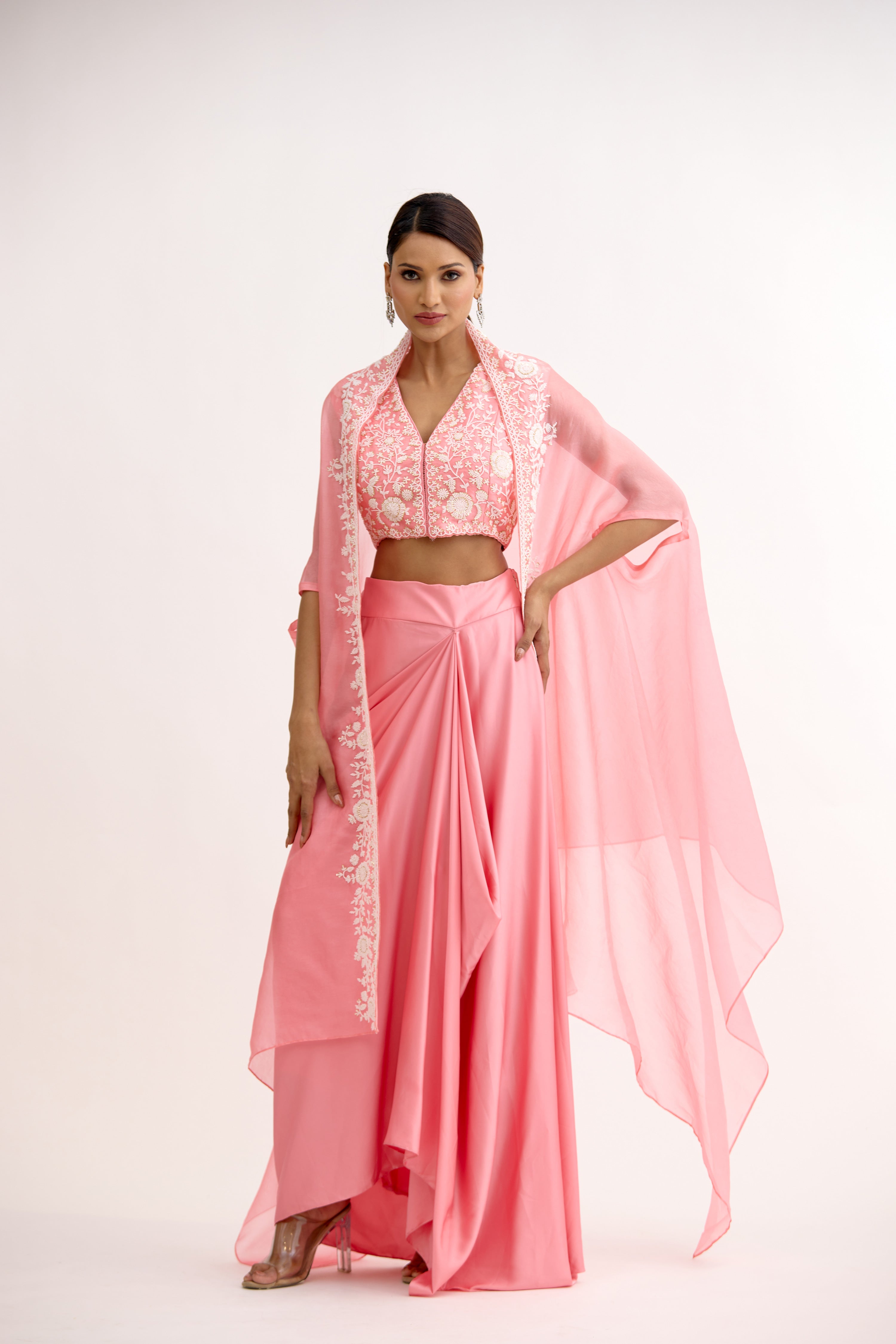 Jashn-e-Begum Cowl Cape Set