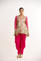 Veerangana Peplum Dhoti Suit Set