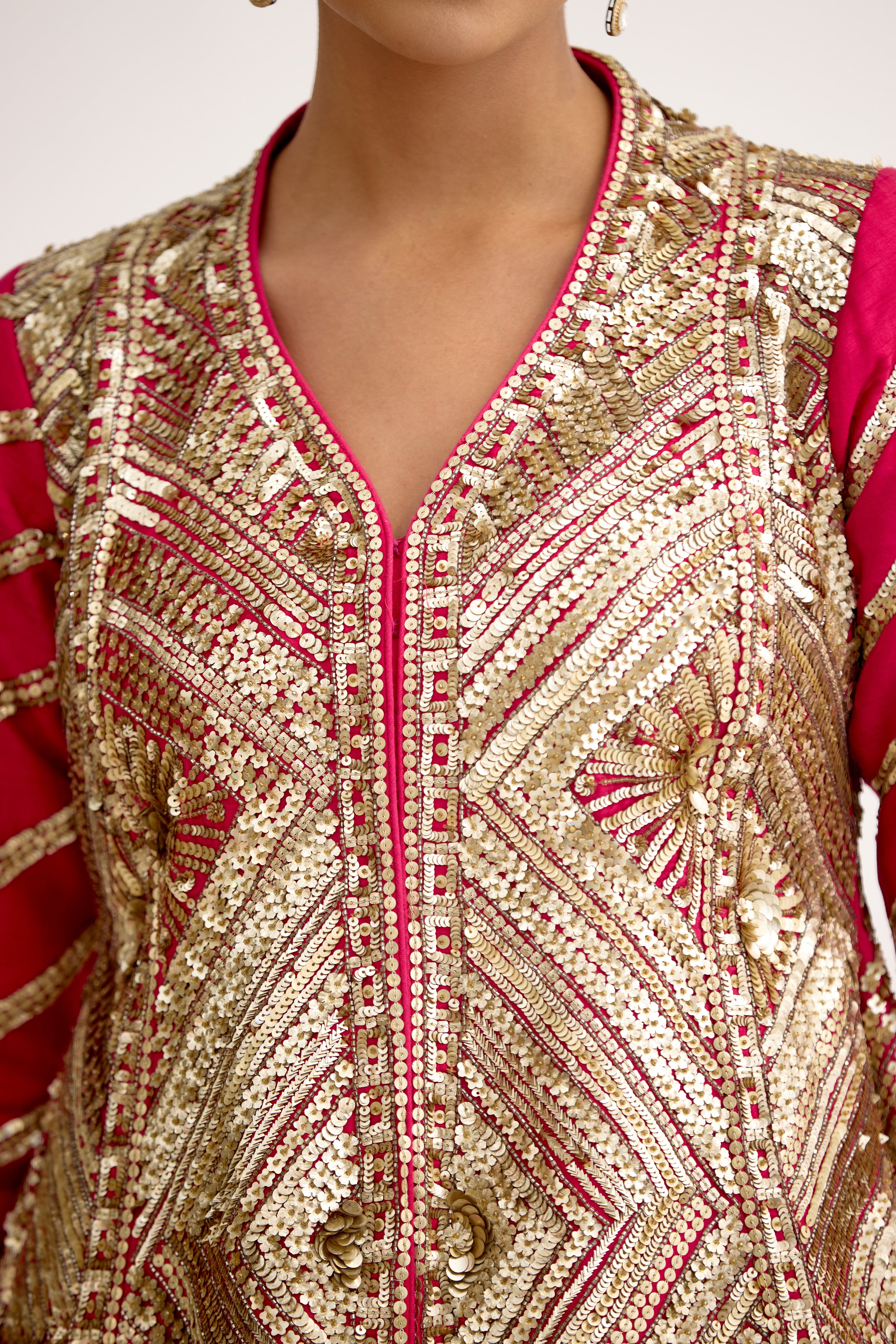 Veerangana Peplum Dhoti Suit Set
