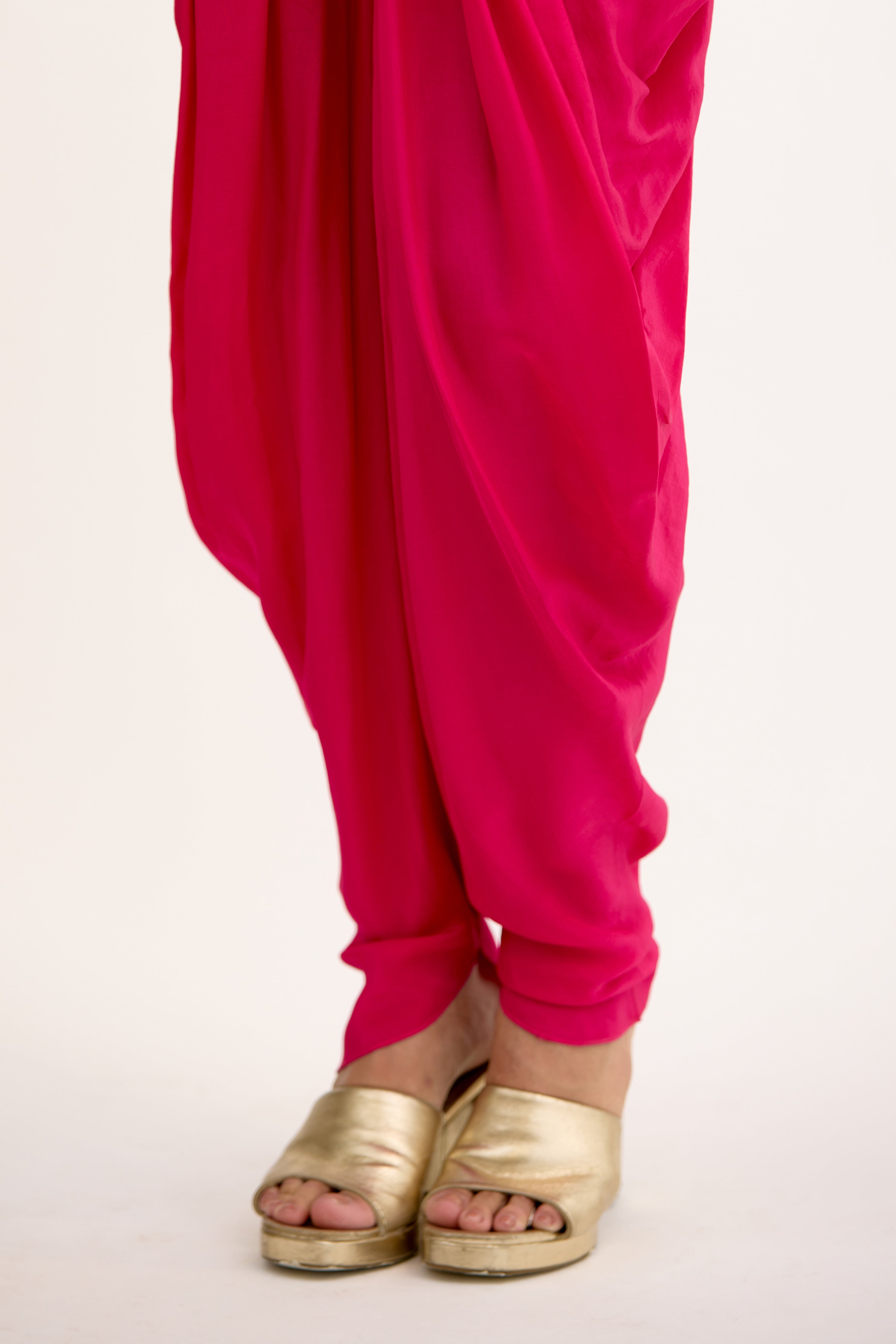 Veerangana Peplum Dhoti Suit Set