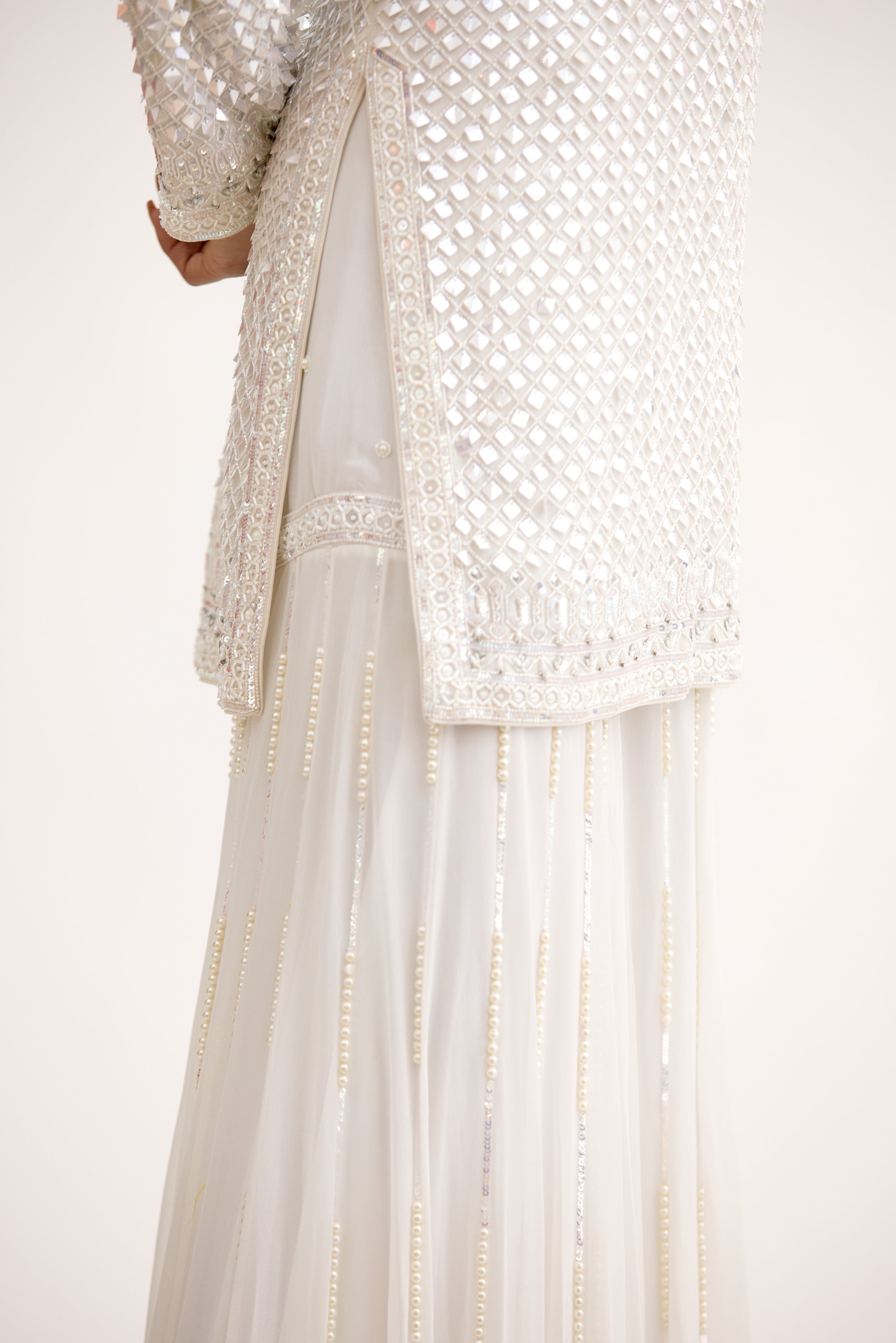 Swanoor Royal Frill Sharara Suit Set