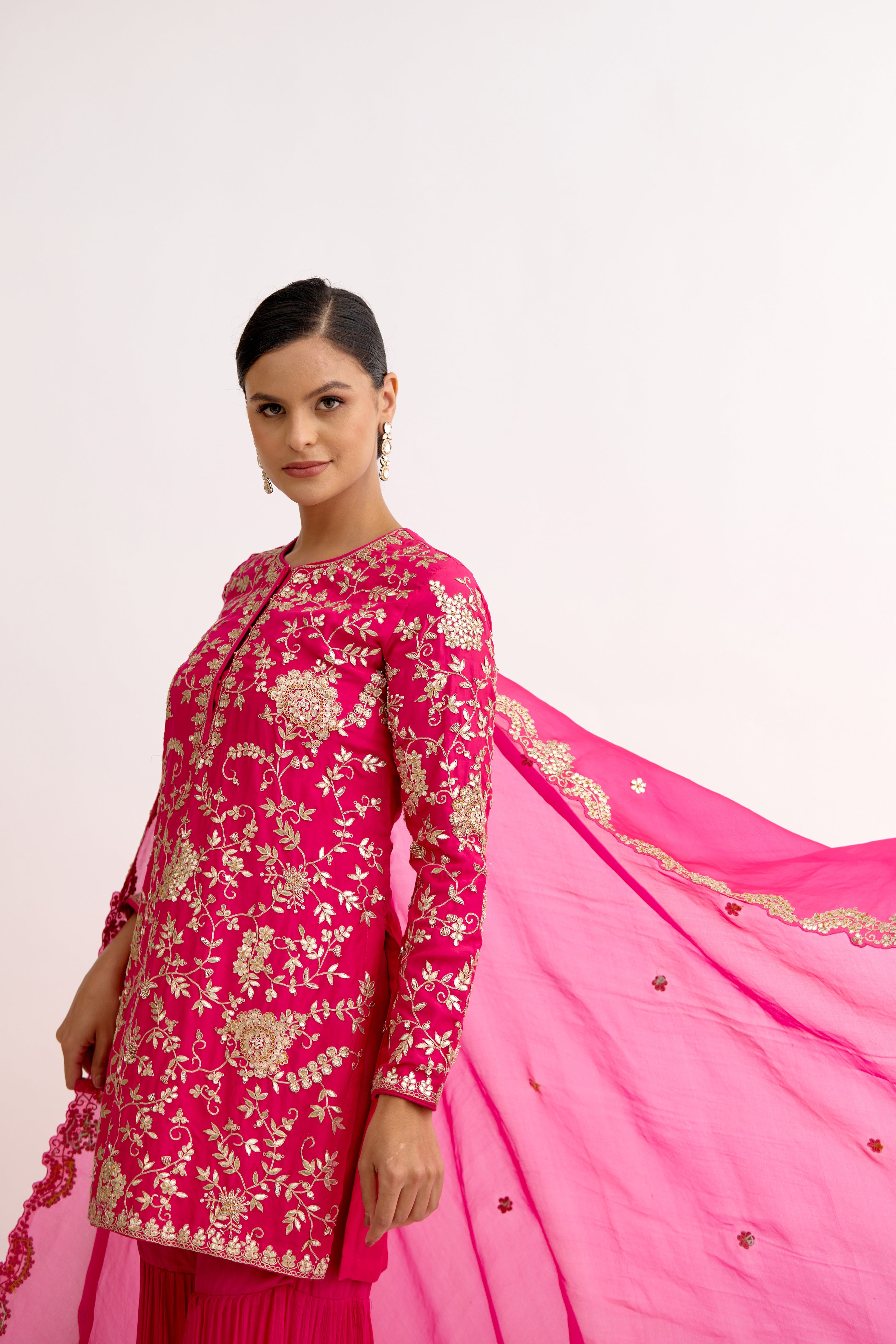 Gota-e-Jahanara Sharara Suit Set