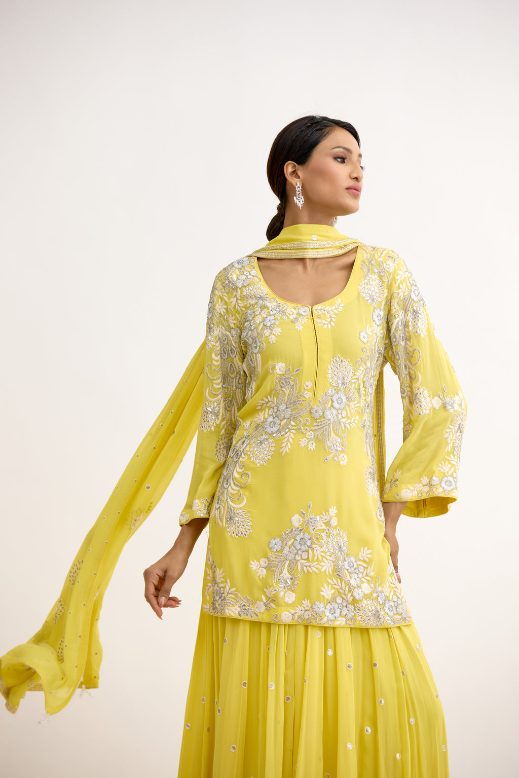 Sham-e-Awadh Royal Sharara Suit Set