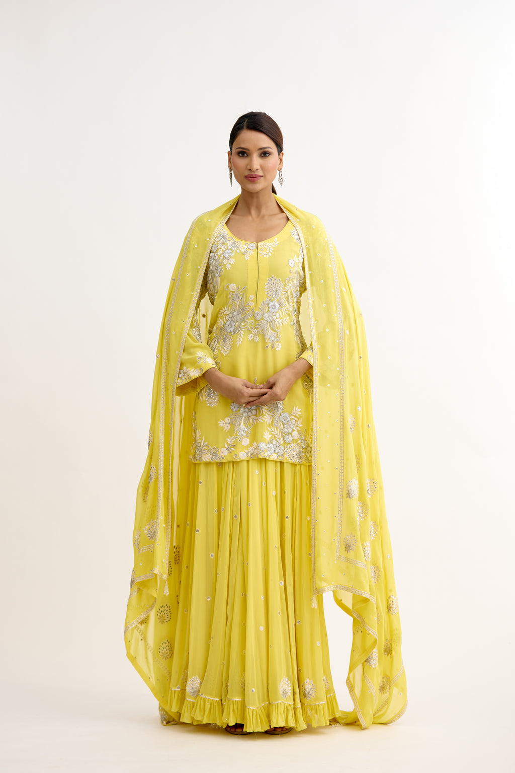 Sham-e-Awadh Royal Sharara Suit Set
