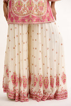 Adaa-e-Nawabi Georgette Sharara Suit Set