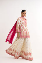Adaa-e-Nawabi Georgette Sharara Suit Set