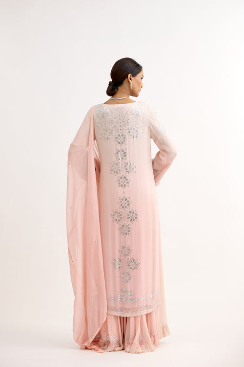 Contemporary Shahi Sharara Suit Set