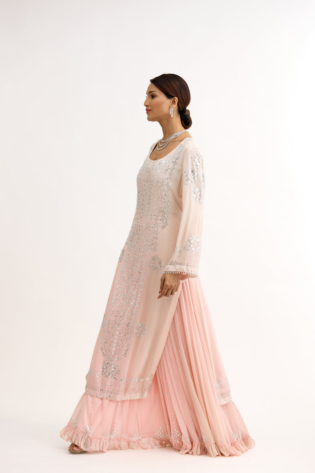 Contemporary Shahi Sharara Suit Set