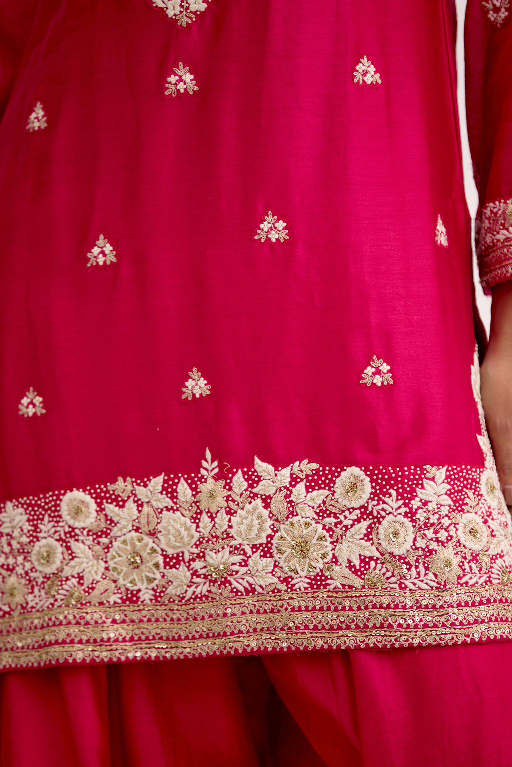 Ada-e-Begum Thread & Gotta Sharara Suit Set