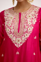 Ada-e-Begum Thread & Gotta Sharara Suit Set