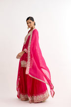 Ada-e-Begum Thread & Gotta Sharara Suit Set