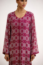 Zeenat-e-Sheesh Crystal Kaftan Dress