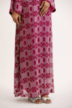 Zeenat-e-Sheesh Crystal Kaftan Dress