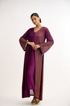 Riviera Crystal Tassel Cape Dress