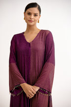 Riviera Crystal Tassel Cape Dress