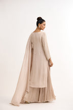 Inaya Hand-Embroidered Sharara Suit Set