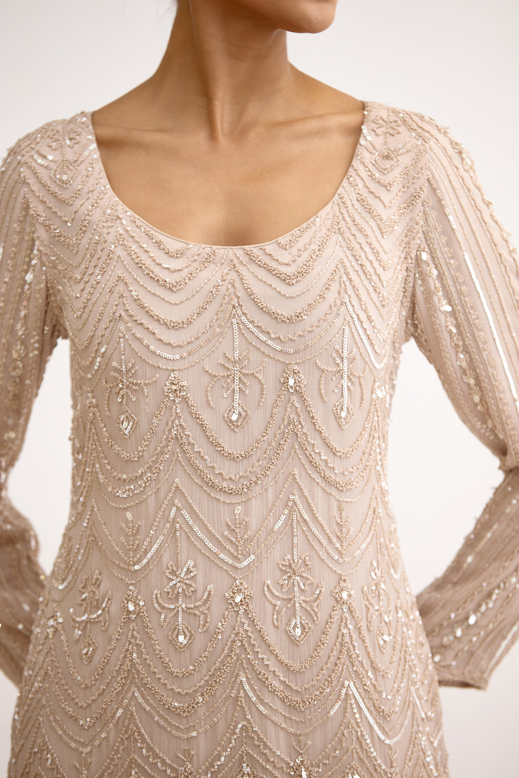 Inaya Hand-Embroidered Sharara Suit Set