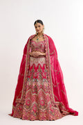 Riwaaz-e-Noor Gotta Patti & Dabka Raw Silk Bridal Lehenga Set