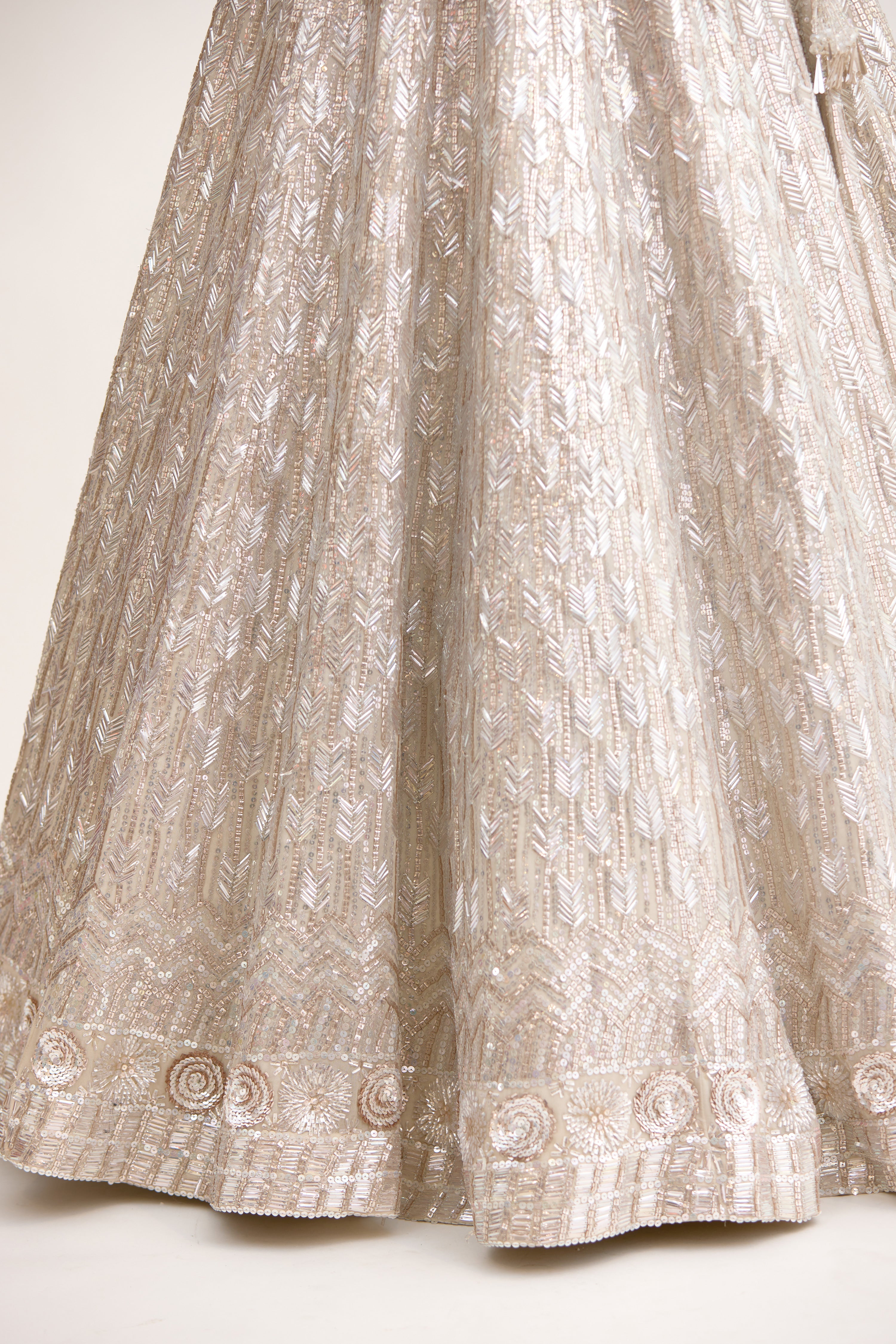 Noor-e-Sequin Georgette Lehenga Set